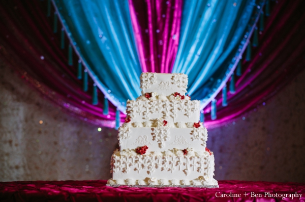 indian wedding reception cake