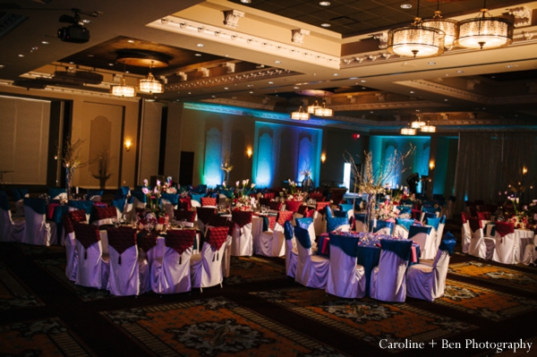 indian wedding reception decor venue lighting