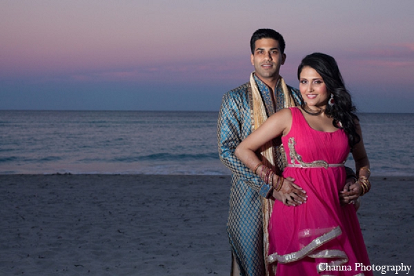 indian wedding sangeet portraits bride groom