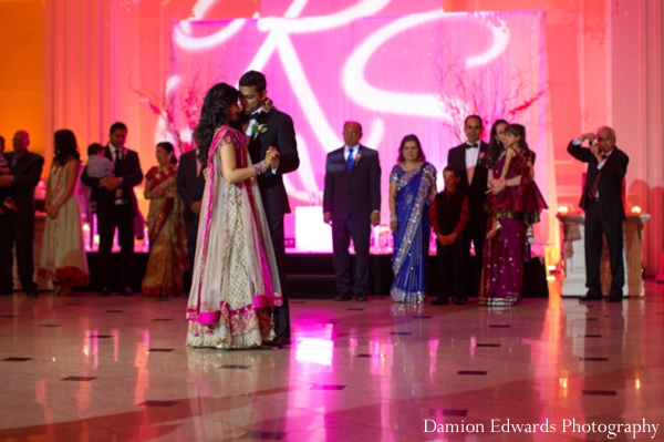 indian wedding bride groom dance floor