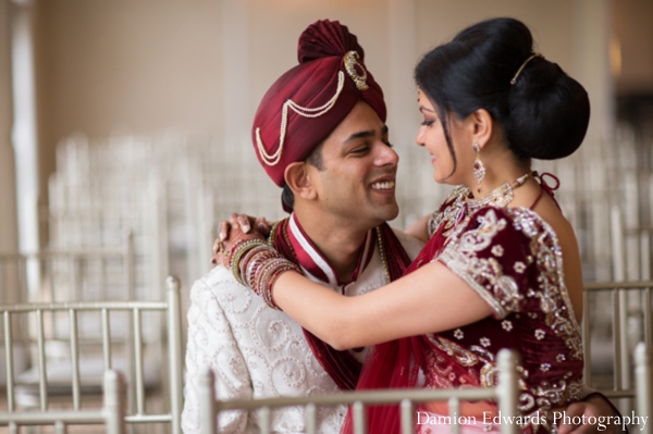 indian wedding bride groom portrait