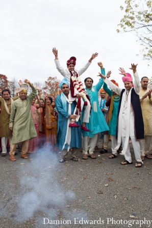 indian wedding groom celebration street baraat