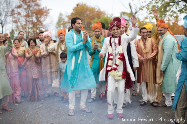 indian wedding street baraat celebration groom