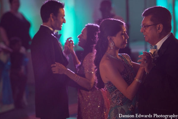 indian wedding bride groom dance photo