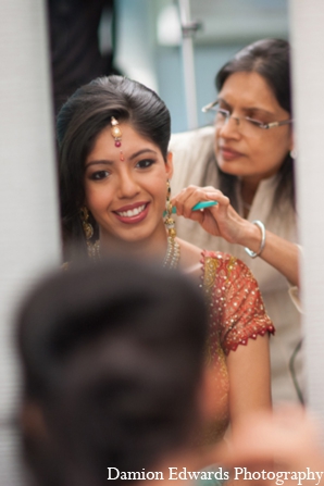 indian wedding bride hair makeup