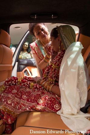 indian wedding ceremony bride transportation