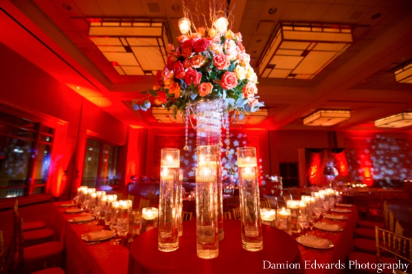 indian wedding reception venue lighting decor