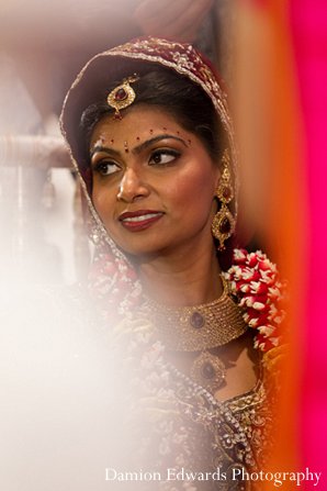 indian wedding ceremony bride portrait