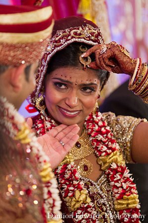 indian wedding lengha ceremony bride