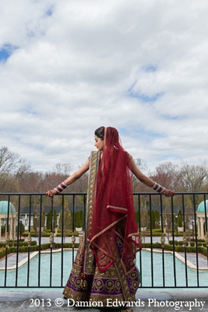 indian wedding bride dupatta portraits