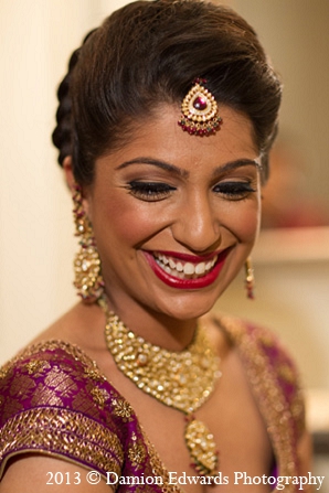 indian wedding bride makeup jewelry