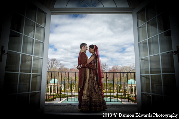 indian wedding portraits bride groom