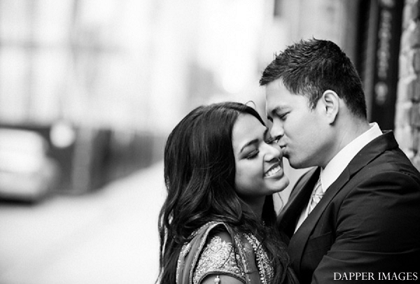 indian wedding engagement black and white