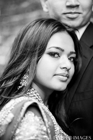 indian wedding engagement bride black and white