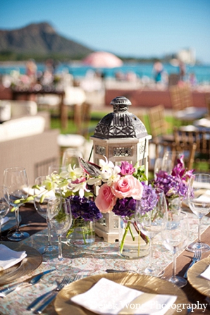 indian wedding beach floral reception decor