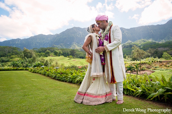 indian wedding bride groom white lengha portraits