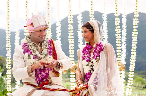 indian wedding ceremony bride groom outdoor