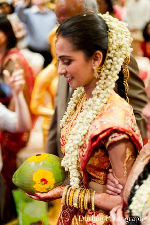 indian wedding ceremony bride aisle