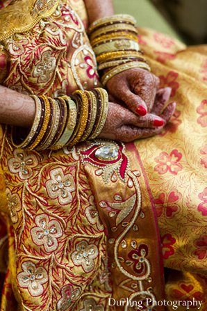 indian wedding closeup bridal jewels