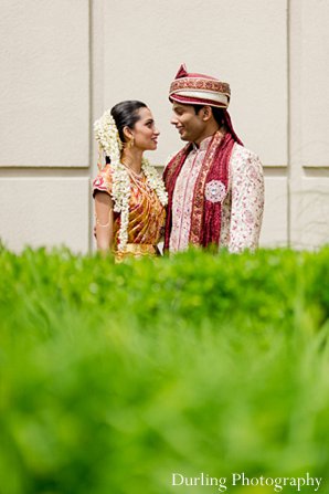 indian wedding first look portraits