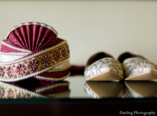 indian wedding groom getting ready