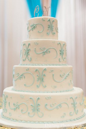 indian wedding reception cake