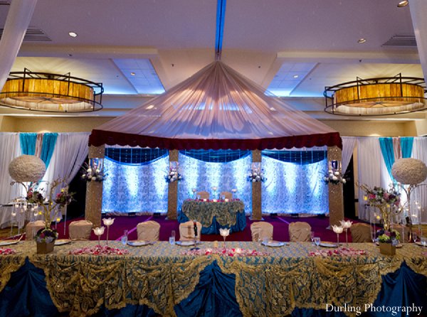 indian wedding reception decor venue