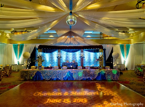 indian wedding reception venue decor