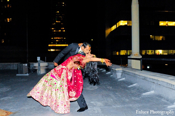 indian wedding reception groom bride