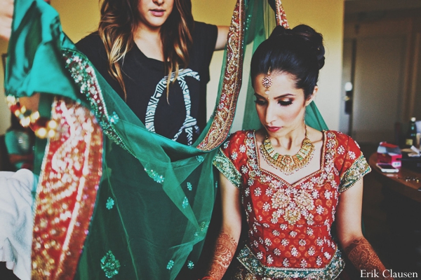 indian wedding bridal lengha portrait traditional