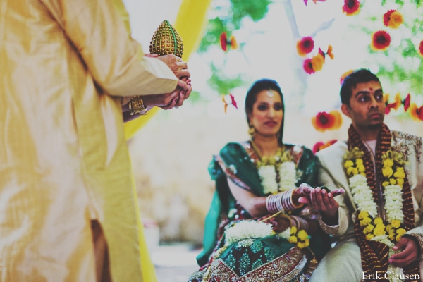 indian wedding bride groom ceremony