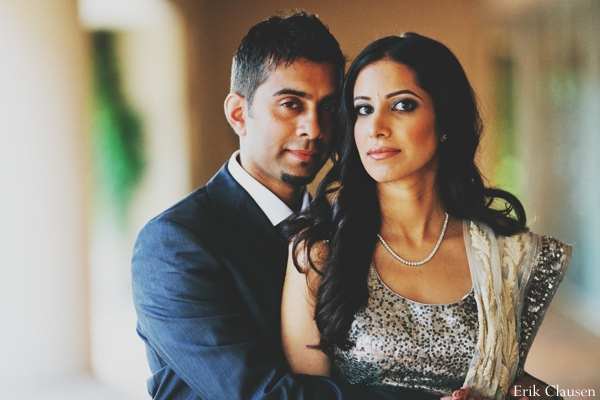 indian wedding bride groom portrait