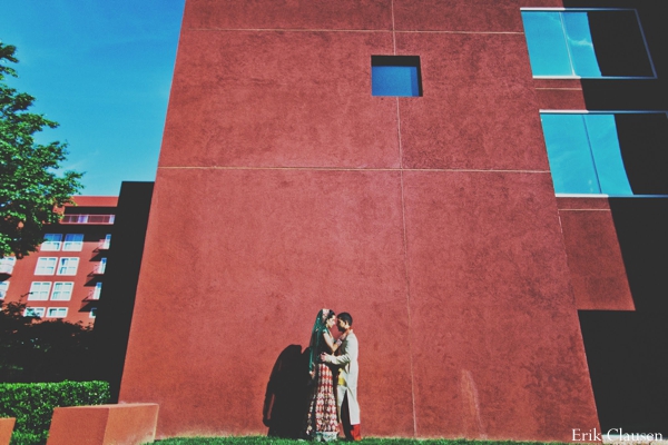 indian wedding outdoor ceremony bride groom