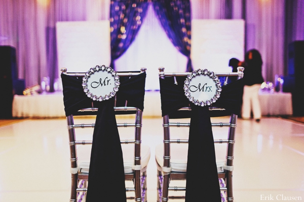 indian wedding reception decor chairs