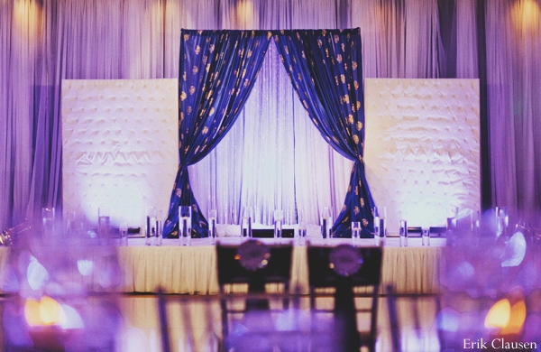 indian wedding reception lighting inspiration