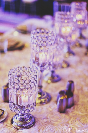 indian wedding reception table decor