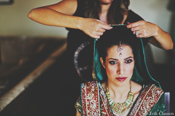 indian wedding traditional bridal portrait