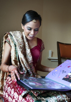 indian wedding bride gets ready ceremony