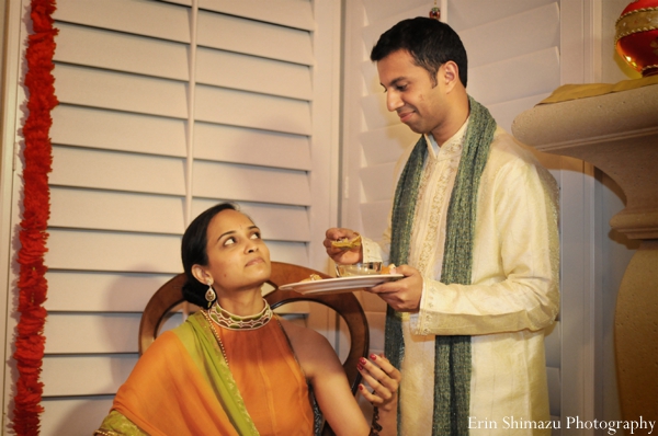 indian wedding bride groom mehndi party