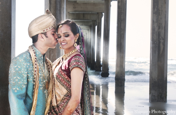 indian wedding groom bride portrait ceremony