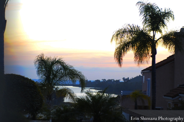 indian wedding mehndi party sunset photography