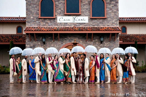 indian-wedding-portrait-wedding-party-umbrellas