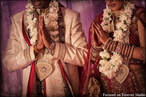 indian wedding bride groom ceremony