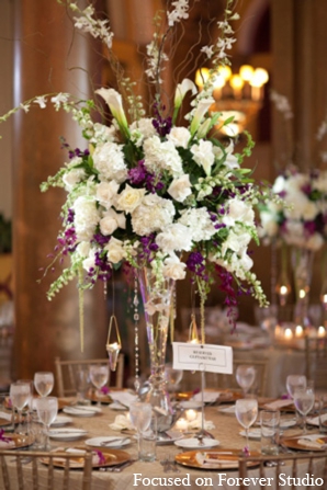 indian wedding floral centerpiece decor