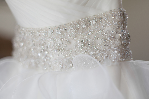 indian wedding bridal gown detail