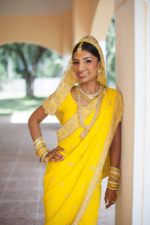 indian wedding bride sangeet