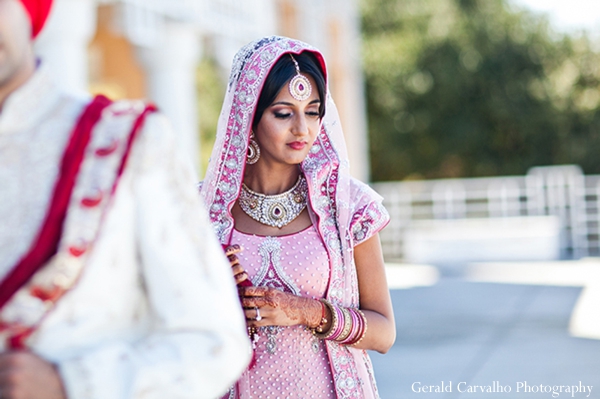 indian wedding bride and groom outdoor portraits