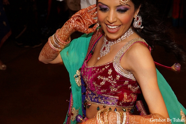 indian wedding bride fashion sangeet