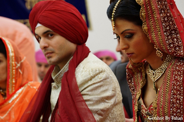 indian wedding bride groom ceremony