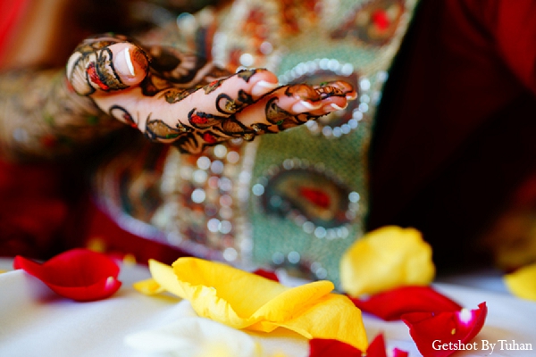 indian wedding bride mehndi photography